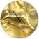 Design Art Golden Cloth Oversized Modern Wall CLock Wall Clock 23"