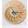 Design Art Oversized Coastal Wall Clock 23"