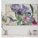Design Art Vintage Inspired Flowers III Oversized Cottage 3 Panels Wall Clock Wall Clock 38"
