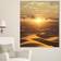 Design Art Evening Sahara Desert with Sunlight Wall Decor 16x32"