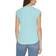 Calvin Klein Cap Sleeve Henley Top - Aquatic