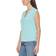 Calvin Klein Cap Sleeve Henley Top - Aquatic