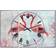 Design Art Flamingo Power Wall Clock 36"