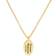 Vivienne Westwood Tag Pendant Necklace - Gold