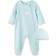 Little Me Welcome to the World Footed One-Piece & Hat - New Blue