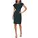 Calvin Klein Capelet Sheath Dress - Malachite