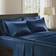 Madison Park Essentials Satin Bed Sheet Blue (274.32x)