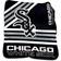 Logo Brands Chicago White Sox Plush Raschel Throw Blanket