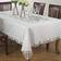 Saro Lifestyle Arabella Tablecloth White (264.16x177.8)