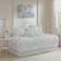 Madison Park Rosie Loose Sofa Cover White (190.5x99.06)