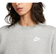 Nike Sportswear Club Fleece Crew-Neck Sweatshirt Women's - Dark Grey Heather/White