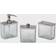 Roselli Crackle Glass 3-Piece Bath Accessory Set (69596714)