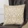Rizzy Home Poly-Fill Complete Decoration Pillows Gold, White (55.88x55.88)