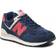 New Balance 574 M - Navy with Red