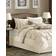 Madison Park Laurel Bed Linen White (264.16x233.68)