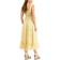 Tommy Hilfiger Women's Plaid Tiered Sleeveless Dress - Yellow/White