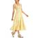 Tommy Hilfiger Women's Plaid Tiered Sleeveless Dress - Yellow/White