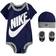 Nike Infant Futura Logo Box Set 3-Piece - Navy