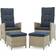 Alaterre Furniture Haven Outdoor Lounge Set