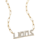 Baublebar Detroit Lions Chain Necklace - Gold/Transparent