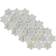 Design Imports Embroidered Snowflake Place Mat Multicolor (48.26x33.02)