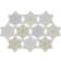 Design Imports Embroidered Snowflake Place Mat Multicolor (48.26x33.02)