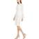 Calvin Klein Chiffon Bell Sleeve Sheath Dress - Cream