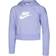 Nike Girl's Sportswear Cropped Hoodie - Purple