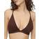 Calvin Klein Form to Body Natural Lightly Lined Triangle Bralette - Umber