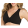 Leading Lady Meryl Front-Close Wire-Free Bra - Black