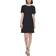 Tommy Hilfiger Women's Pleated-Sleeve Shift Dress - Black