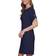 DKNY Puff-Sleeve Sheath Dress - Navy