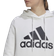 Adidas Women's Loungewear Essentials Logo Fleece Hoodie - White/Black