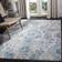 Safavieh Madison Collection Blue, White 79x79"