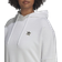 Adidas Women's Originals Cropped Hoodie Plus Size - White