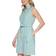 Tommy Hilfiger Women's Gingham-Print Belted Woven Dress - Creme De Menthe