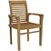 Sunnydaze Traditional Slat Style Garden Dining Chair