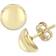 Saks Fifth Avenue Dapped Disc Stud Earrings - Gold