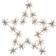 Star Trading Flower Transparent Julestjerne 60cm