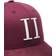 Les Deux Baseball Cap Suede II - Burgundy/Off White