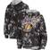 Majestic Los Angeles Lakers Burble Tie-Dye Tri-Blend Pullover Hoodie W