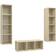 vidaXL 37x37x142.5cm 3-pack Wandschrank 37x142.5cm 3Stk.