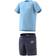 Adidas Kid's SPRT Collection Short and Tee Set - Clear Sky (HE2071)