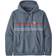 Patagonia Line Logo Ridge Stripe Uprisal Hoody - Plume Grey