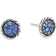 John Hardy Classic Chain Stud Earrings - Silver/Sapphire/Transparent