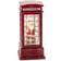 Konstsmide Phone Booth with Santa Julelampe 20cm