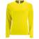 Sols Womens Sporty Long Sleeve Performance T-shirt - Neon Yellow