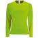 Sols Womens Sporty Long Sleeve Performance T-shirt - Neon Green