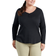Dickies Women's Henley Long Sleeve Shirt Plus Size - Black