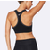 Boody Racerback Sports BH - Black/Grey